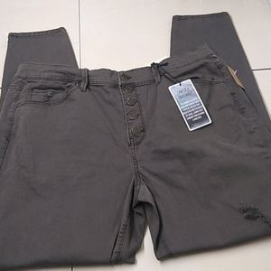 NWT Mudd Factory Distressed Jegging Jean Pants